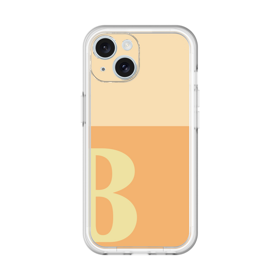 Slim Protection Premium Case［ オリジナル - initial two tone - B orange ］