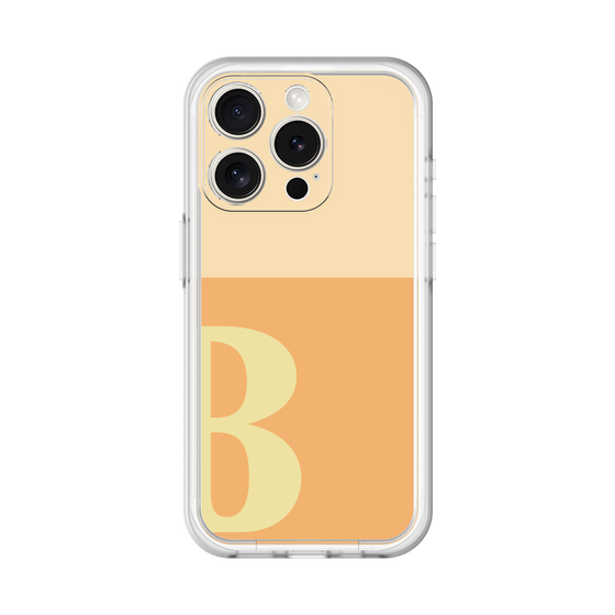 Slim Protection Premium Case［ オリジナル - initial two tone - B orange ］
