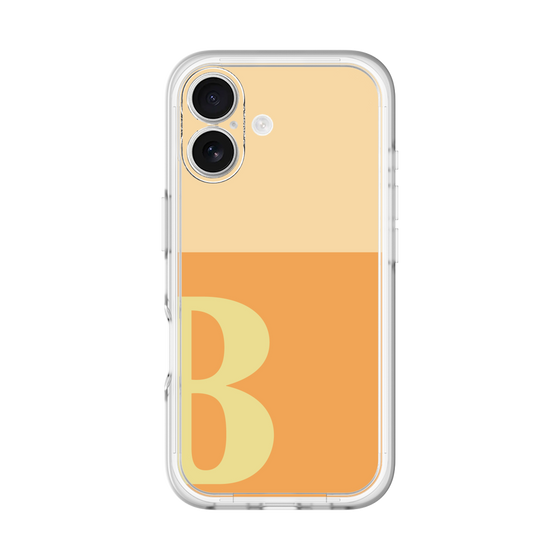 Slim Protection Premium Case［ オリジナル - initial two tone - B orange ］