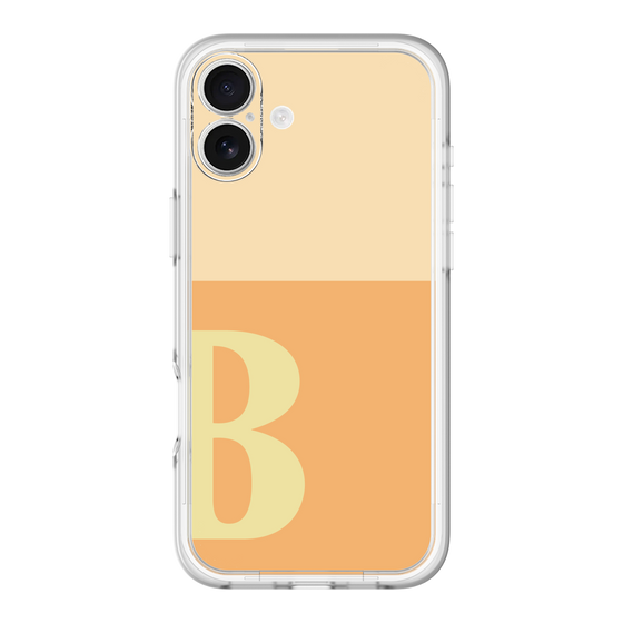 Slim Protection Premium Case［ オリジナル - initial two tone - B orange ］