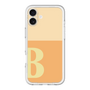 Slim Protection Premium Case［ オリジナル - initial two tone - B orange ］
