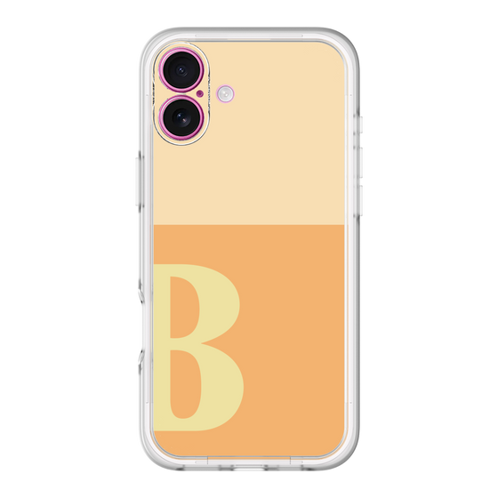 Slim Protection Premium Case［ オリジナル - initial two tone - B orange ］