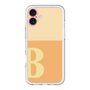 Slim Protection Premium Case［ オリジナル - initial two tone - B orange ］