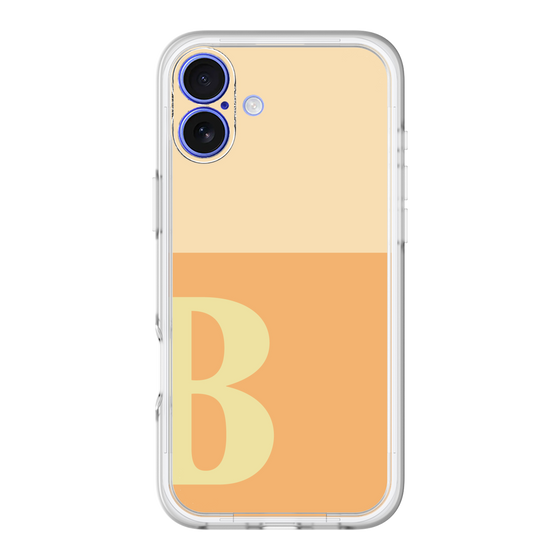 Slim Protection Premium Case［ オリジナル - initial two tone - B orange ］