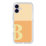 Slim Protection Premium Case［ オリジナル - initial two tone - B orange ］