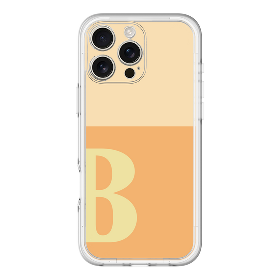 Slim Protection Premium Case［ オリジナル - initial two tone - B orange ］
