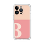 Slim Protection Premium Case［ オリジナル - initial two tone - B pink ］
