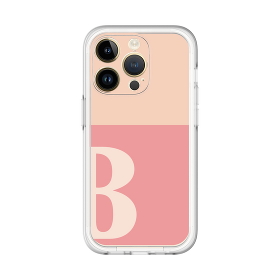 Slim Protection Premium Case［ オリジナル - initial two tone - B pink ］