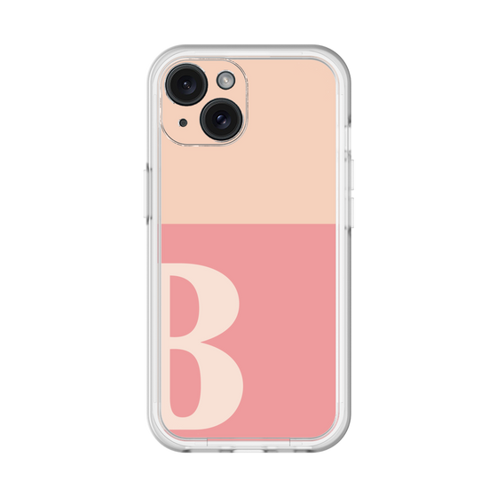 Slim Protection Premium Case［ オリジナル - initial two tone - B pink ］