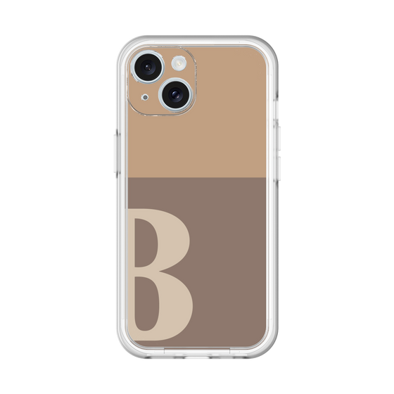 Slim Protection Premium Case［ オリジナル - initial two tone - B brown ］