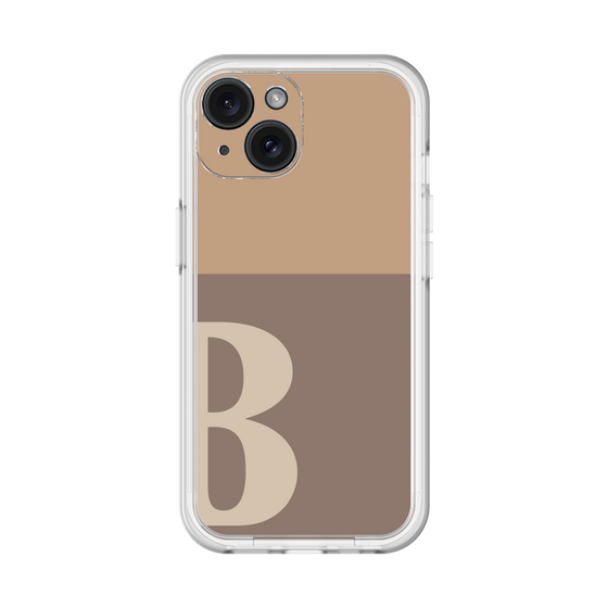 Slim Protection Premium Case［ オリジナル - initial two tone - B brown ］