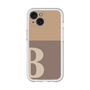Slim Protection Premium Case［ オリジナル - initial two tone - B brown ］
