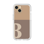 Slim Protection Premium Case［ オリジナル - initial two tone - B brown ］