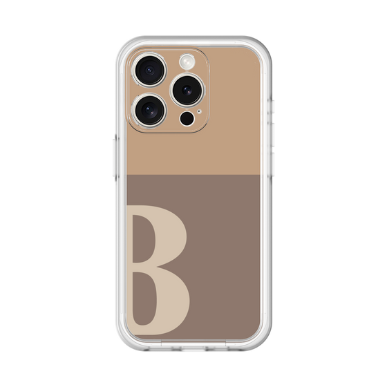 Slim Protection Premium Case［ オリジナル - initial two tone - B brown ］