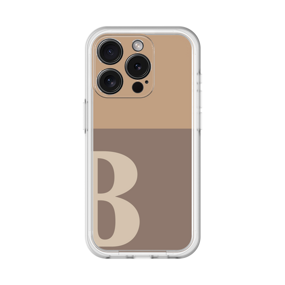 Slim Protection Premium Case［ オリジナル - initial two tone - B brown ］