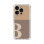 Slim Protection Premium Case［ オリジナル - initial two tone - B brown ］