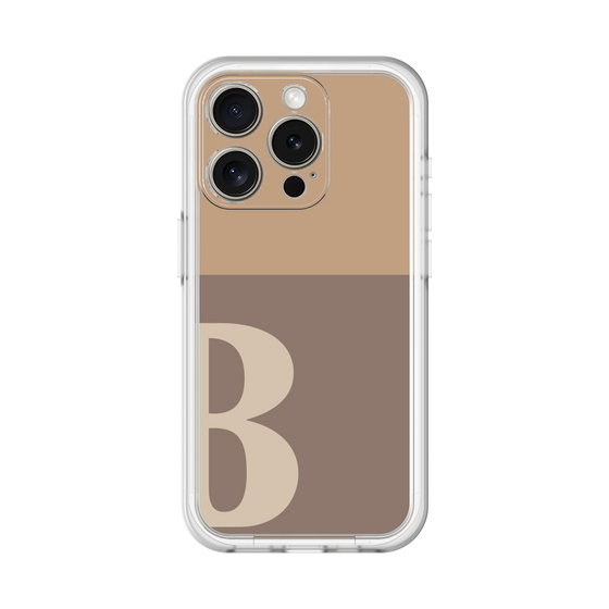 Slim Protection Premium Case［ オリジナル - initial two tone - B brown ］