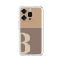 Slim Protection Premium Case［ オリジナル - initial two tone - B brown ］
