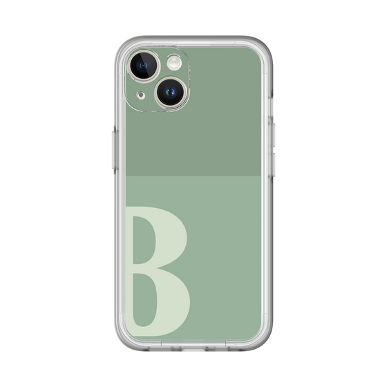 Slim Protection Premium Case［ オリジナル - initial two tone - B green ］
