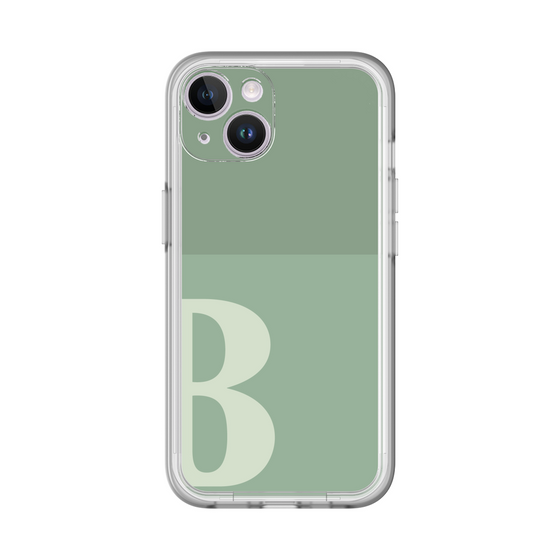 Slim Protection Premium Case［ オリジナル - initial two tone - B green ］