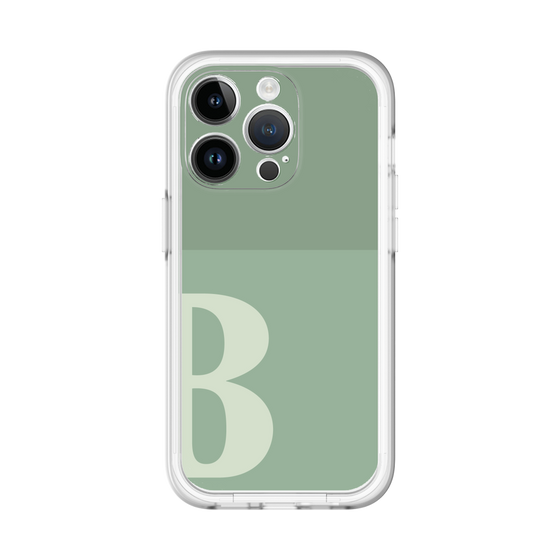 Slim Protection Premium Case［ オリジナル - initial two tone - B green ］