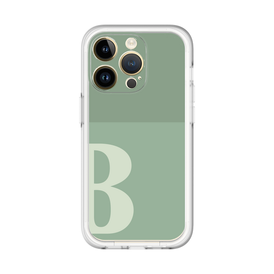 Slim Protection Premium Case［ オリジナル - initial two tone - B green ］