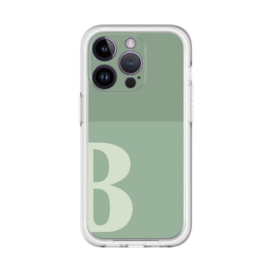 Slim Protection Premium Case［ オリジナル - initial two tone - B green ］