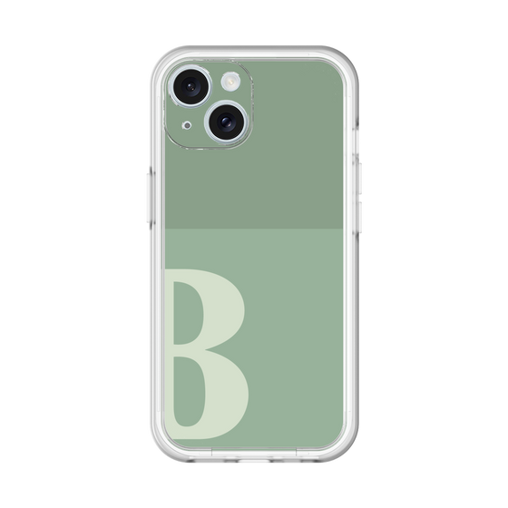 Slim Protection Premium Case［ オリジナル - initial two tone - B green ］