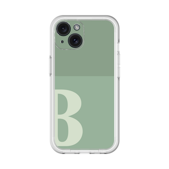 Slim Protection Premium Case［ オリジナル - initial two tone - B green ］