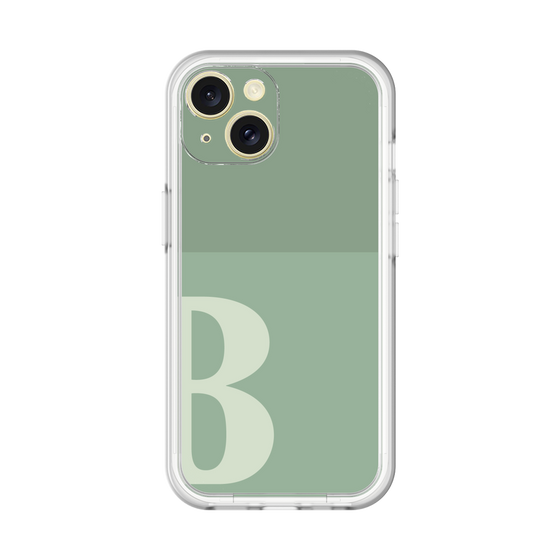 Slim Protection Premium Case［ オリジナル - initial two tone - B green ］