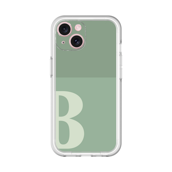 Slim Protection Premium Case［ オリジナル - initial two tone - B green ］