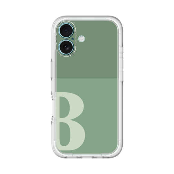 Slim Protection Premium Case［ オリジナル - initial two tone - B green ］