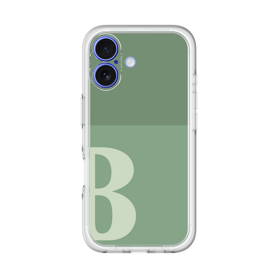 Slim Protection Premium Case［ オリジナル - initial two tone - B green ］