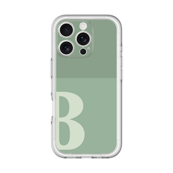 Slim Protection Premium Case［ オリジナル - initial two tone - B green ］