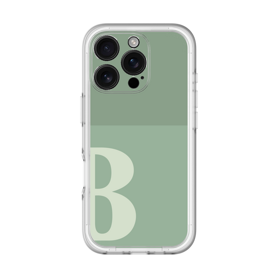 Slim Protection Premium Case［ オリジナル - initial two tone - B green ］