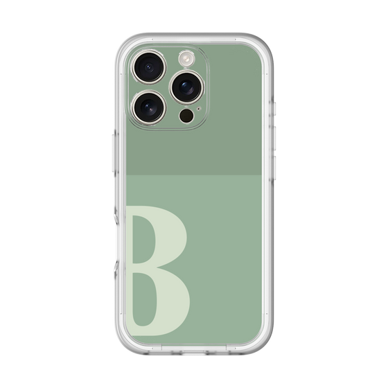Slim Protection Premium Case［ オリジナル - initial two tone - B green ］