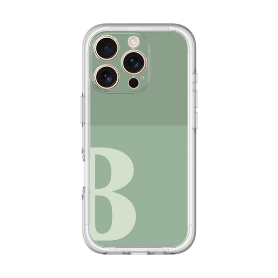 Slim Protection Premium Case［ オリジナル - initial two tone - B green ］