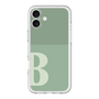 Slim Protection Premium Case［ オリジナル - initial two tone - B green ］
