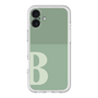 Slim Protection Premium Case［ オリジナル - initial two tone - B green ］