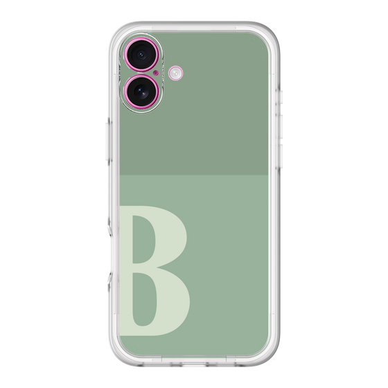 Slim Protection Premium Case［ オリジナル - initial two tone - B green ］