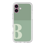 Slim Protection Premium Case［ オリジナル - initial two tone - B green ］