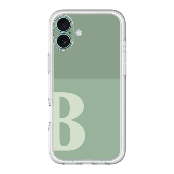 Slim Protection Premium Case［ オリジナル - initial two tone - B green ］