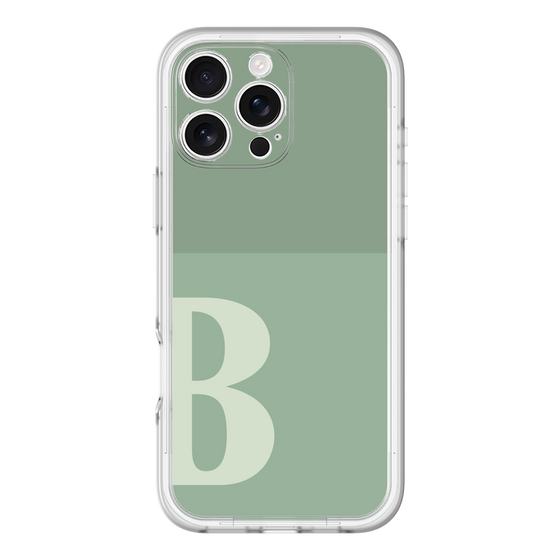 Slim Protection Premium Case［ オリジナル - initial two tone - B green ］