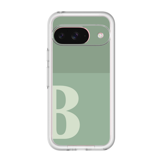 Slim Protection Premium Case［ オリジナル - initial two tone - B green ］