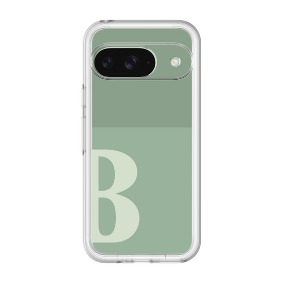 Slim Protection Premium Case［ オリジナル - initial two tone - B green ］