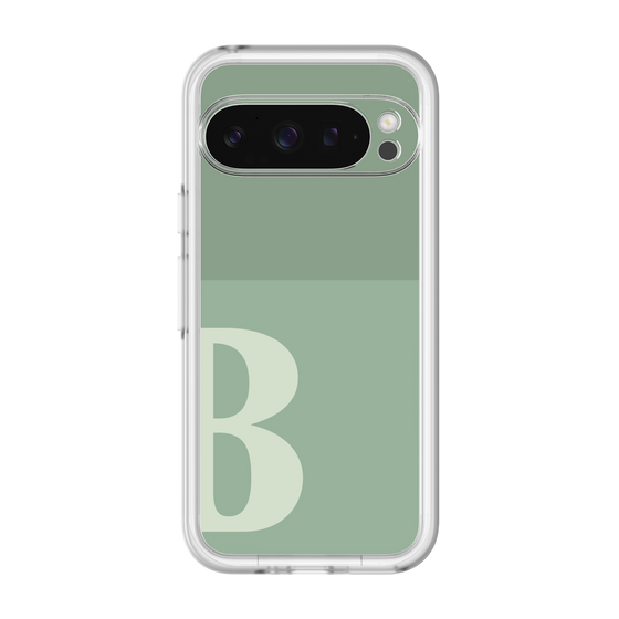 Slim Protection Premium Case［ オリジナル - initial two tone - B green ］