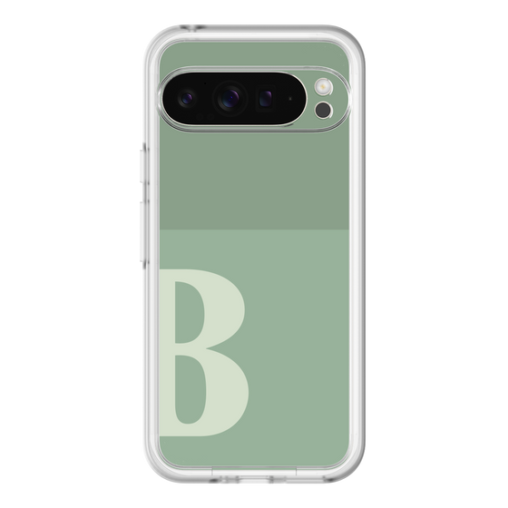 Slim Protection Premium Case［ オリジナル - initial two tone - B green ］