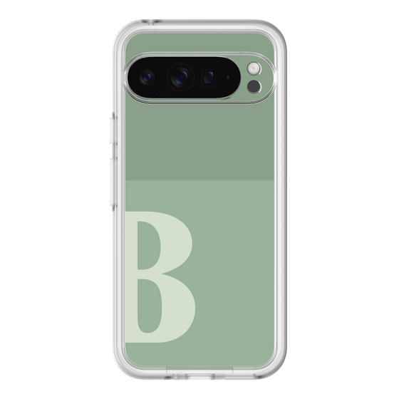Slim Protection Premium Case［ オリジナル - initial two tone - B green ］