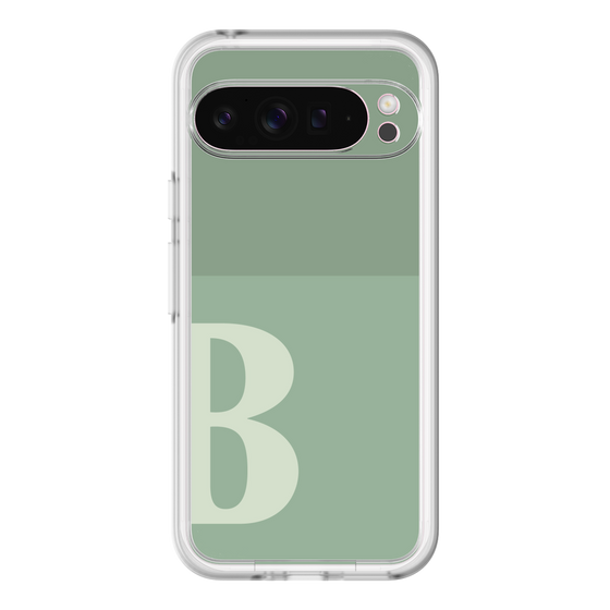 Slim Protection Premium Case［ オリジナル - initial two tone - B green ］