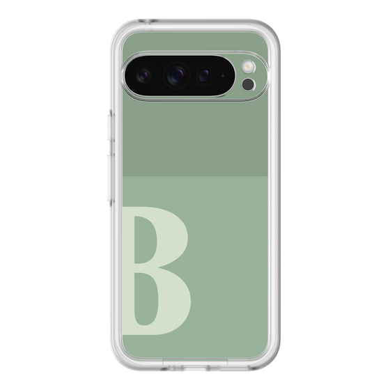 Slim Protection Premium Case［ オリジナル - initial two tone - B green ］